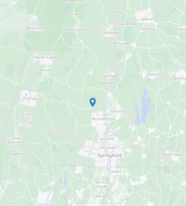 Service area map — western Massachusetts